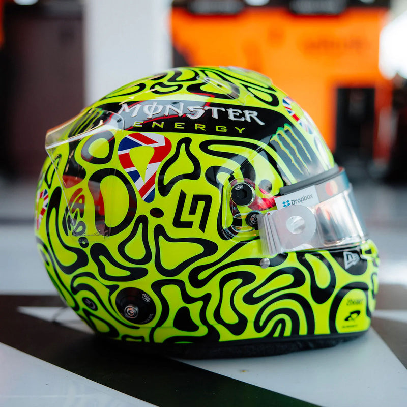 Lando Norris 2025 McLaren 1:2 Scale Helmet - British GP