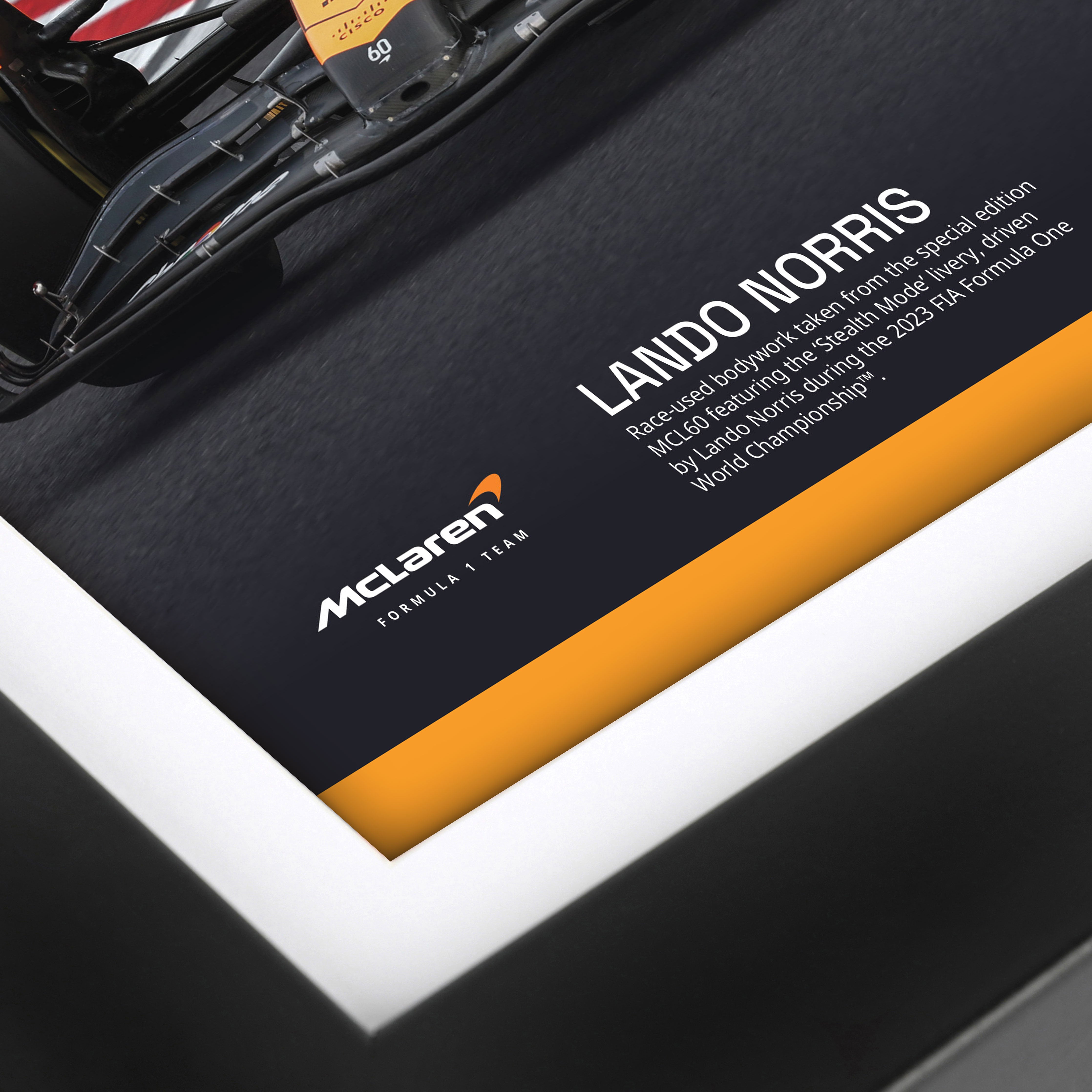 Lando Norris 2023 ‘Stealth Mode’ Livery McLaren F1 Team Bodywork & Photo – Japanese GP