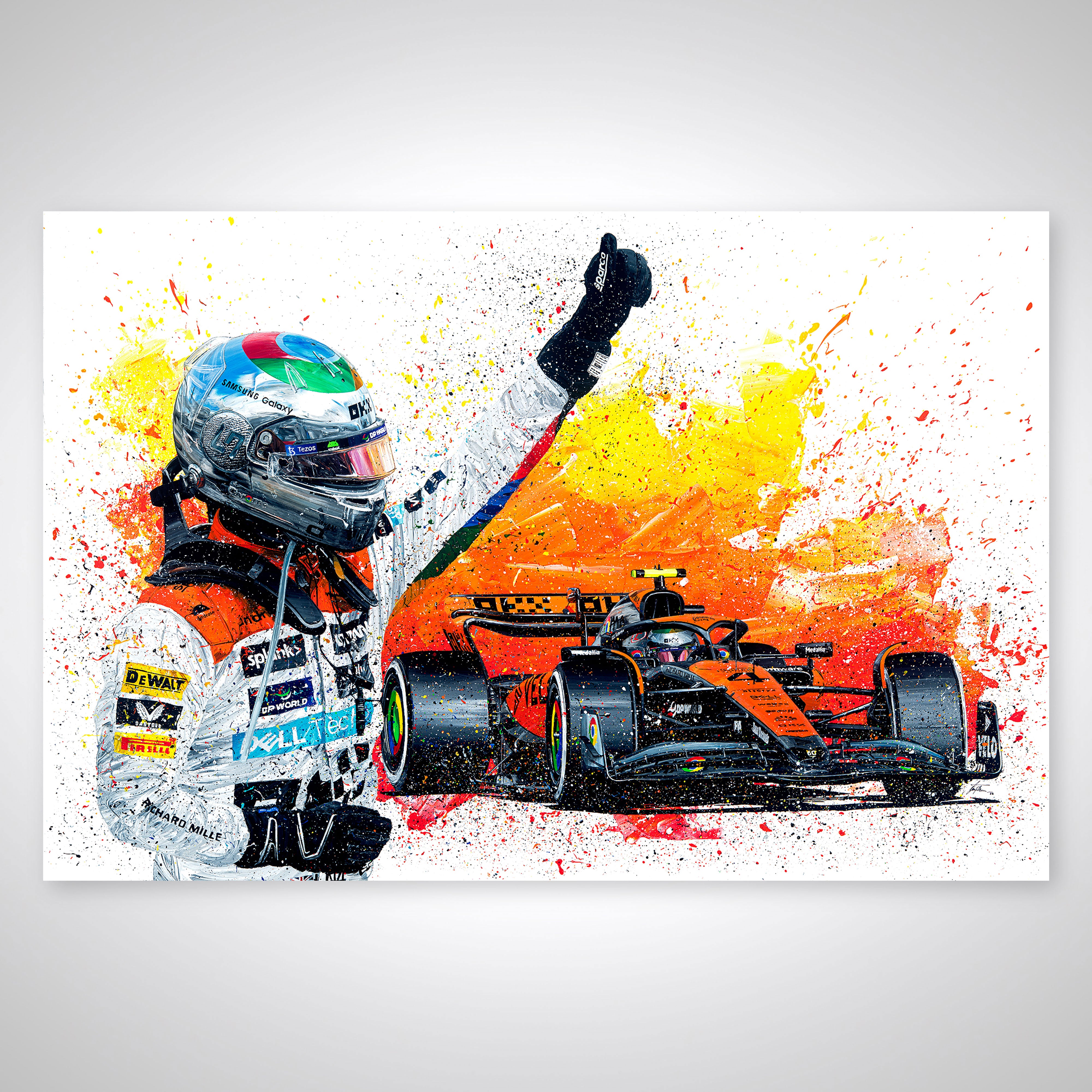 Lando Norris 2023 Silverstone Grand Prix Giclee Print – David Johnson