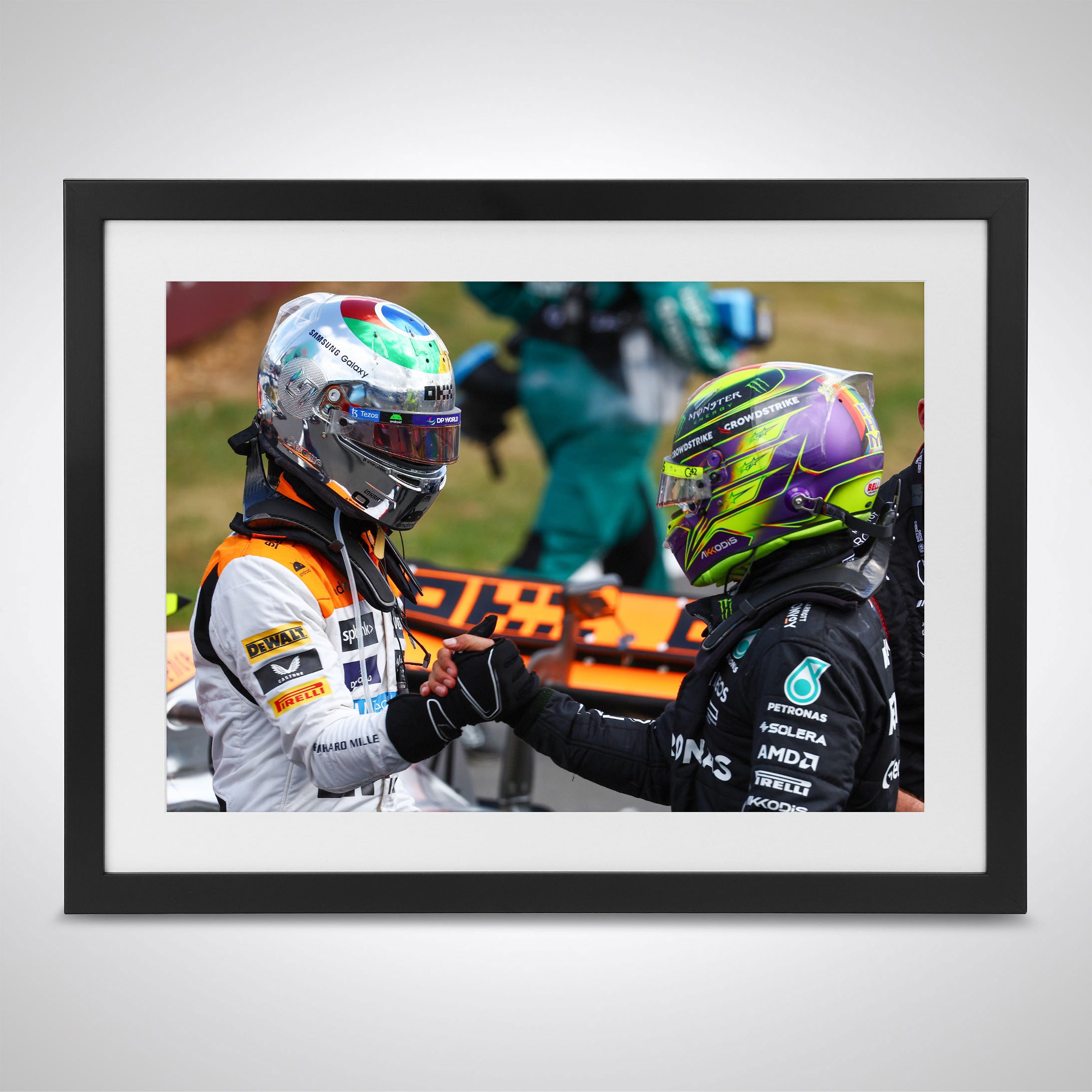 Lewis Hamilton & Lando Norris Print – British GP