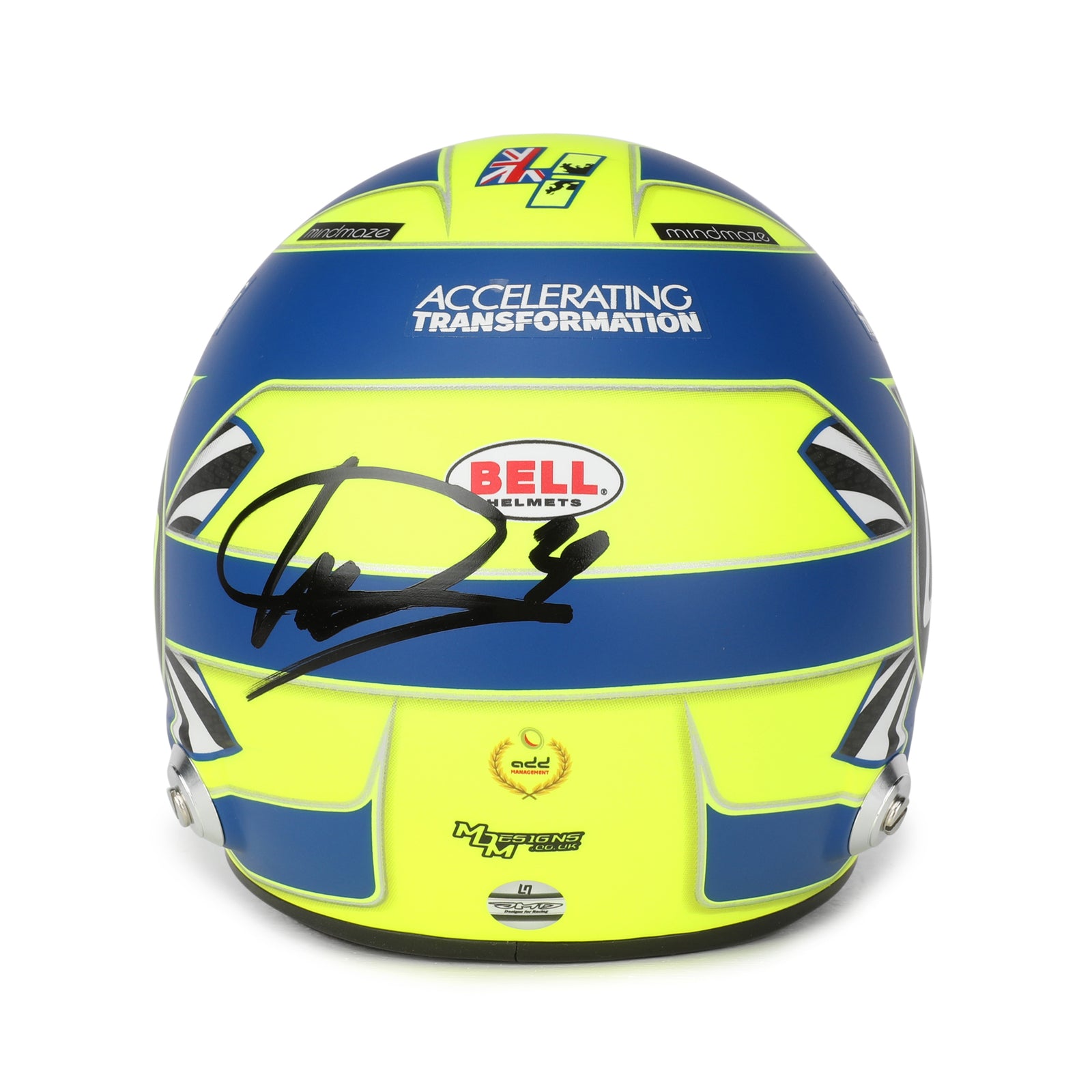 LOT 602 - Lando Norris 2020 1:2 Signed Mini Helmet