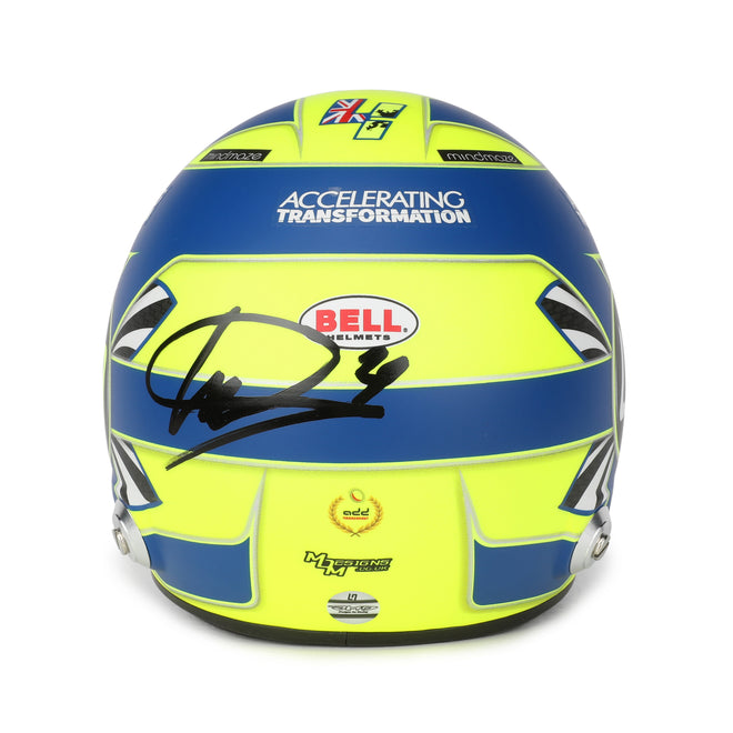 LOT 602 - Lando Norris 2020 1:2 Signed Mini Helmet