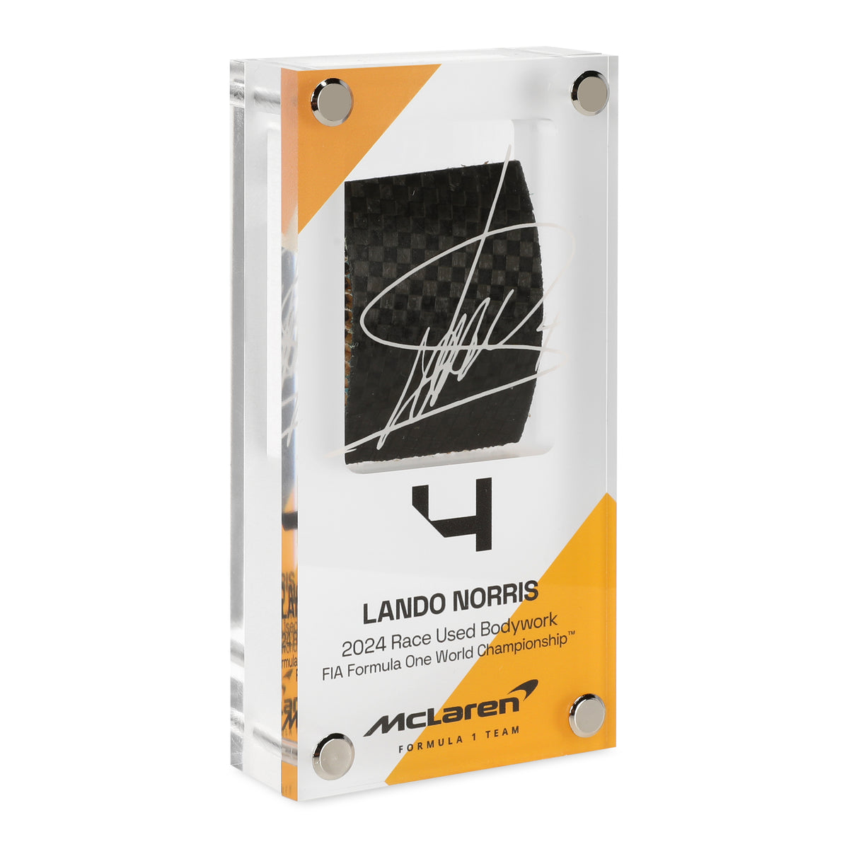 Acrylic Display Lando Norris 2024 Bodywork Black Edition Official F1