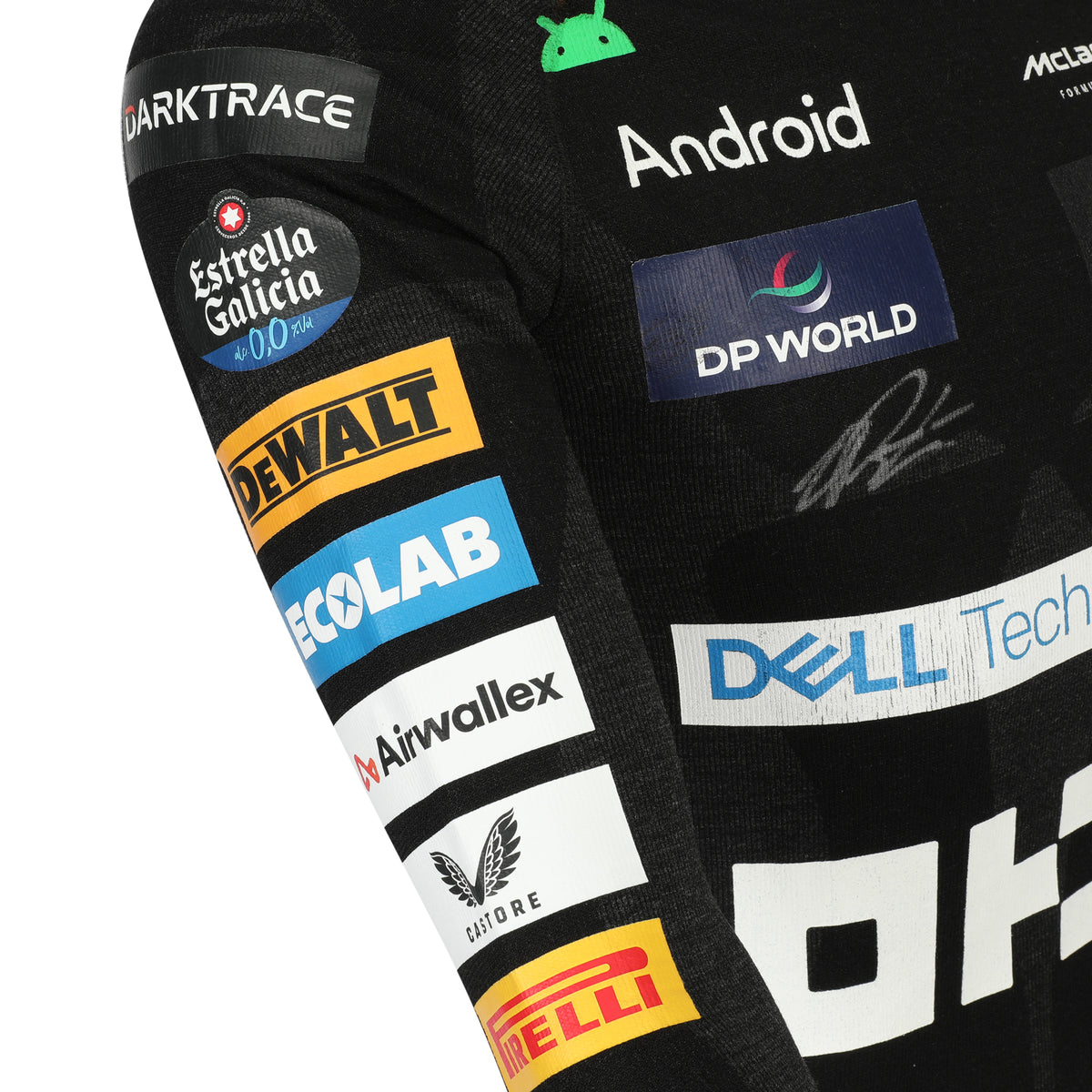 The Austin Auction LOT 018 - Lando Norris 2024 Japanese GP Race-Used Nomex – Signed by Lando Norris & Oscar Piastri