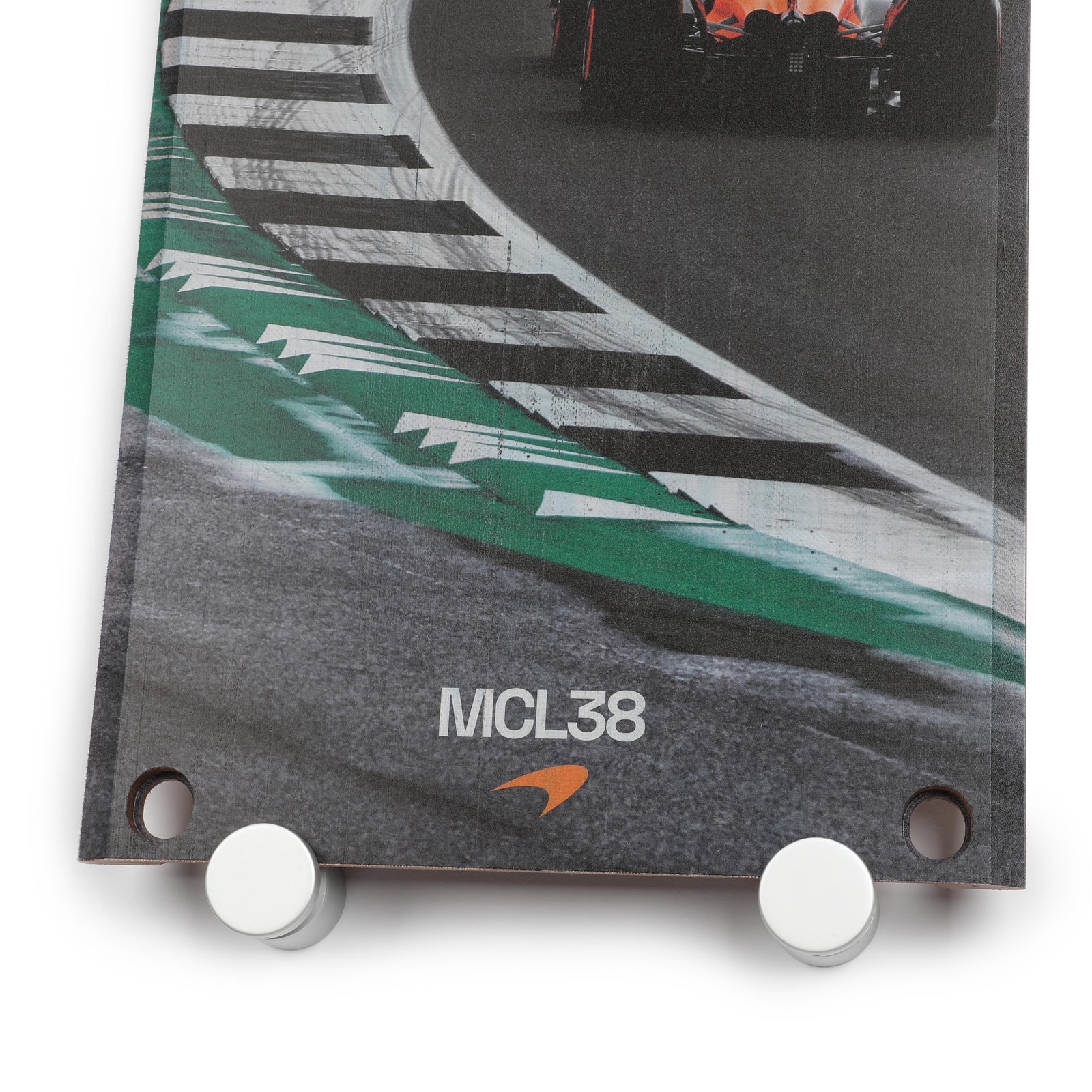 Lando Norris 2024 McLaren Formula One Team Grand Prix Used Front Skid Plank Wall Art - British GP