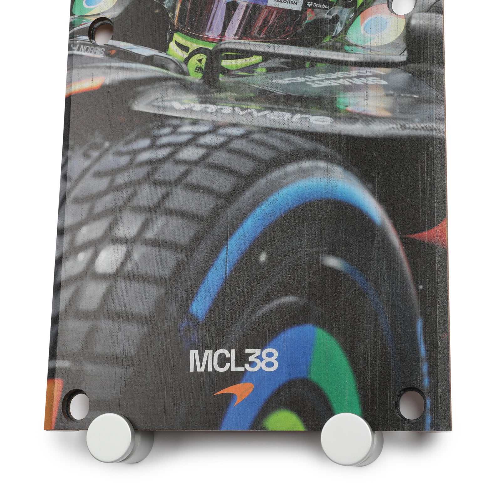 Lando Norris 2024 McLaren Formula One Team Grand Prix Used Front Skid Plank Wall Art - Canadian