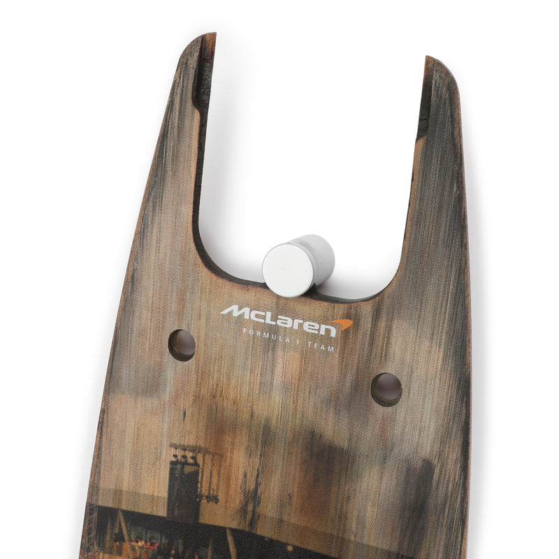 Lando Norris 2024 McLaren Formula One Team Grand Prix Used Front Skid Plank Wall Art - Canadian