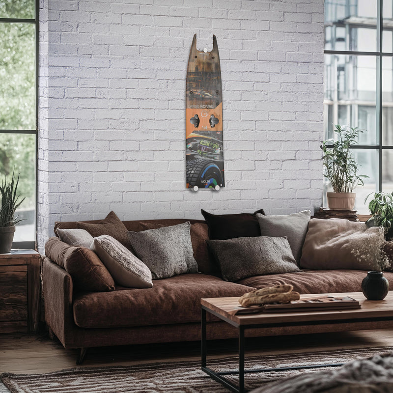 Lando Norris 2024 McLaren Formula One Team Grand Prix Used Front Skid Plank Wall Art - Canadian