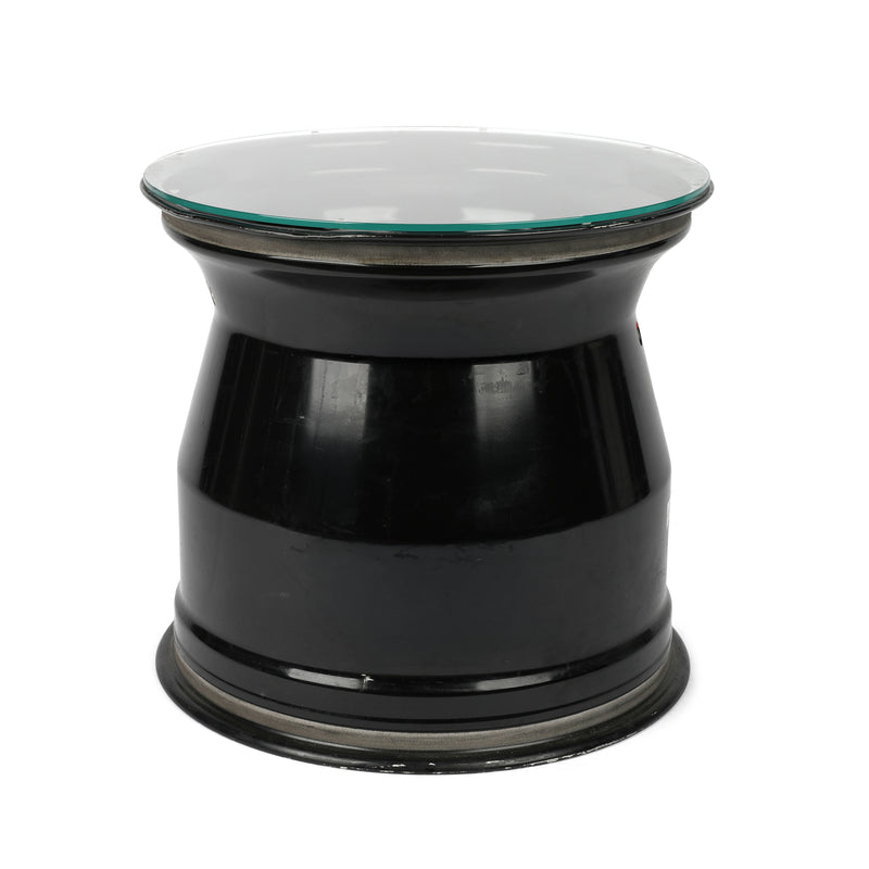 Lando Norris 2024 qualifying-used McLaren Formula 1 Team rear wheel rim table from the Miami Grand Prix
