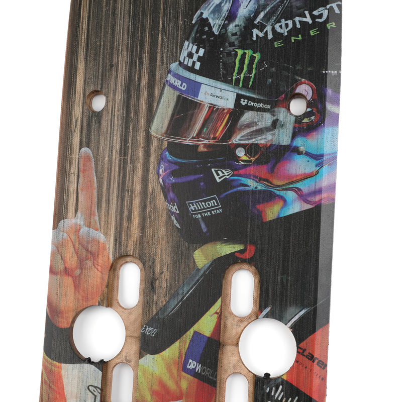Lando Norris 2024 McLaren F1 Team Race Used Front Skid Plank Wall Art - Singapore GP