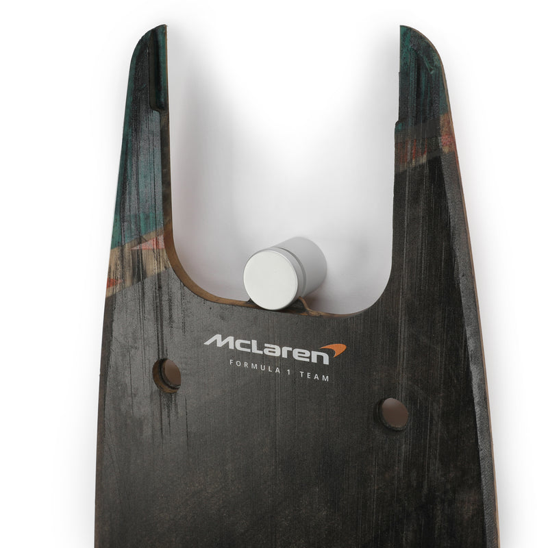 Lando Norris 2024 McLaren Formula One Team Grand Prix Used Front Skid Plank Wall Art - Miami GP