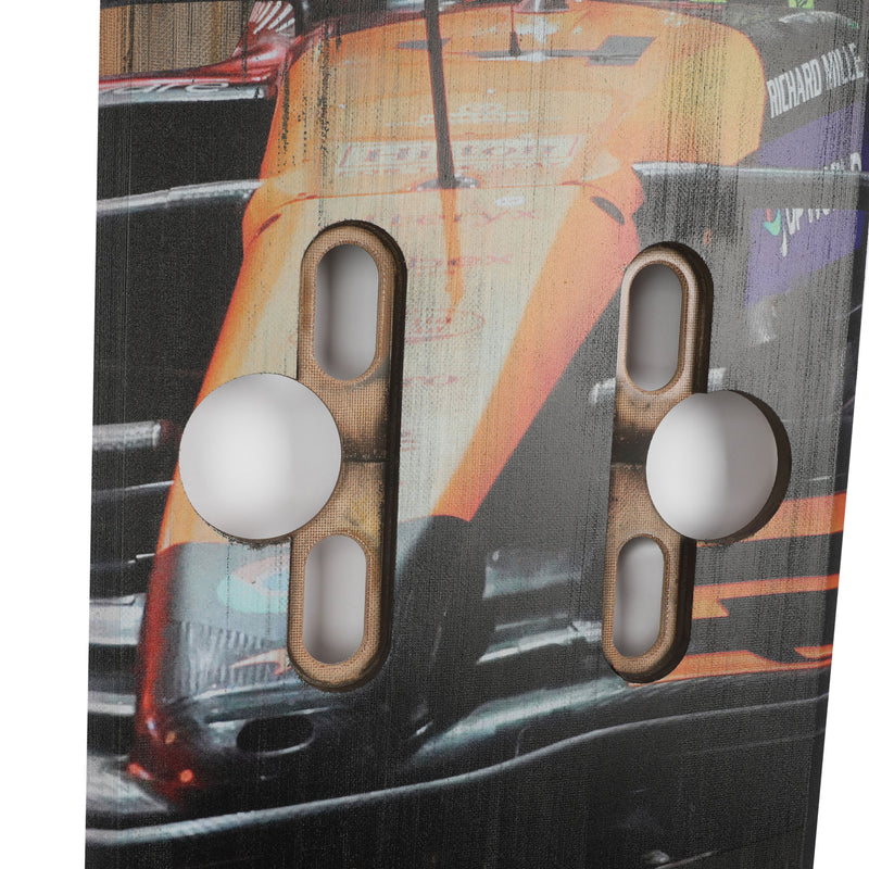 Lando Norris 2024 McLaren Formula One Team Race Used Front Skid Plank Wall Art - Qatar GP