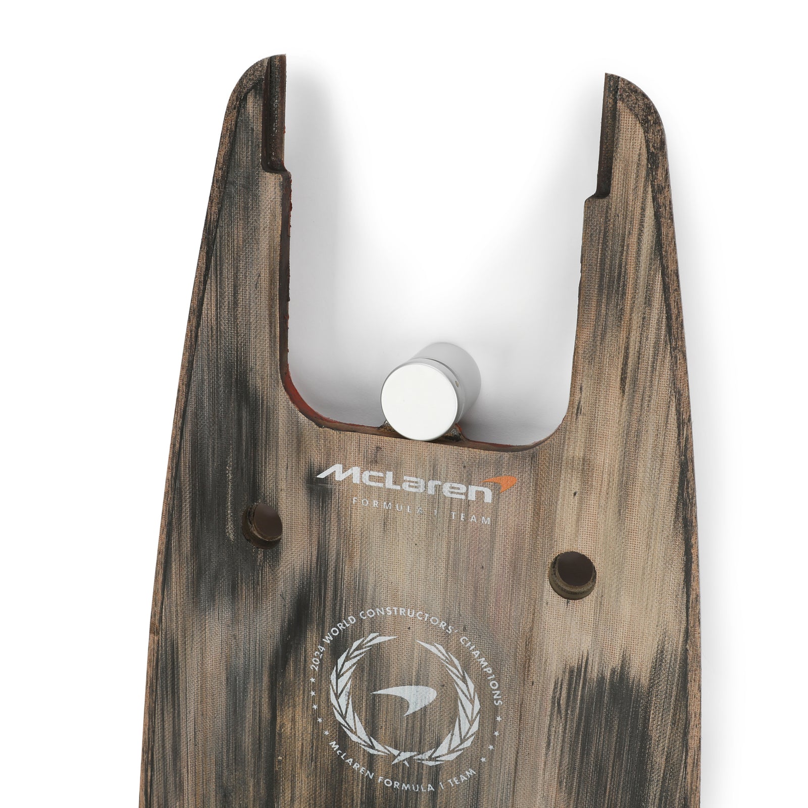 Lando Norris 2024 McLaren Formula One Team Race Used Front Skid Plank Wall Art - Qatar GP