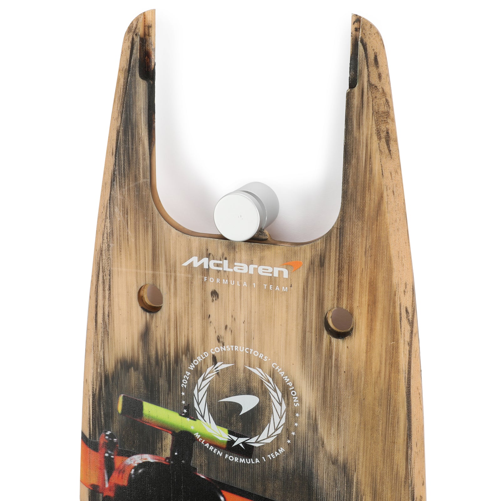 Lando Norris 2024 McLaren F1 Team Race Used Front Skid Plank Wall Art  - Saudi Arabia GP