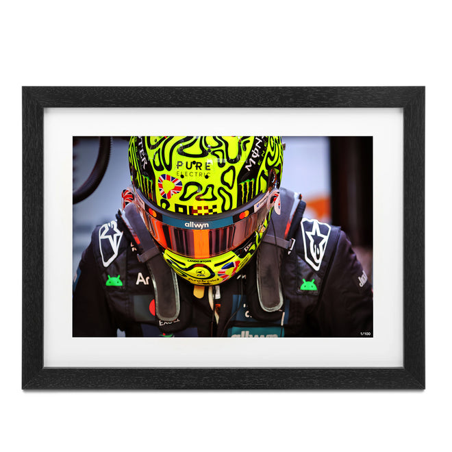 Lando Norris 2025 McLaren Framed Photo - British GP