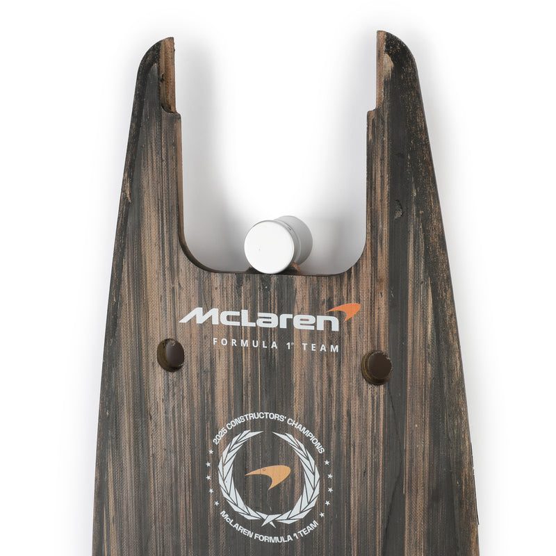 Lando Norris 2025 McLaren F1 Team Race Used Front Skid Plank Wall Art - Brazilian GP