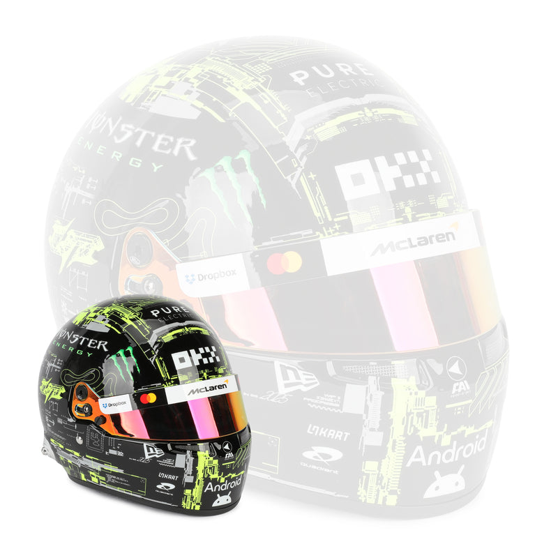 Lando Norris 2025 Pre-Season Testing 1:2 Scale Helmet