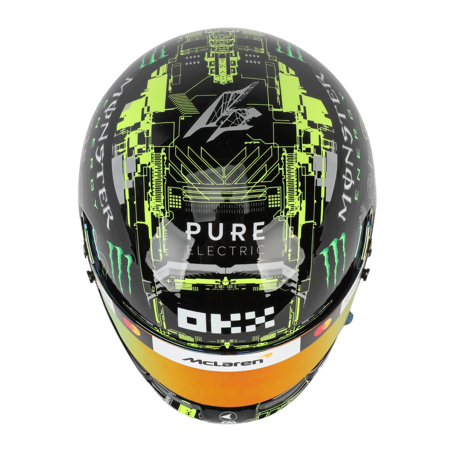 Lando Norris 2025 Pre-Season Testing 1:2 Scale Helmet