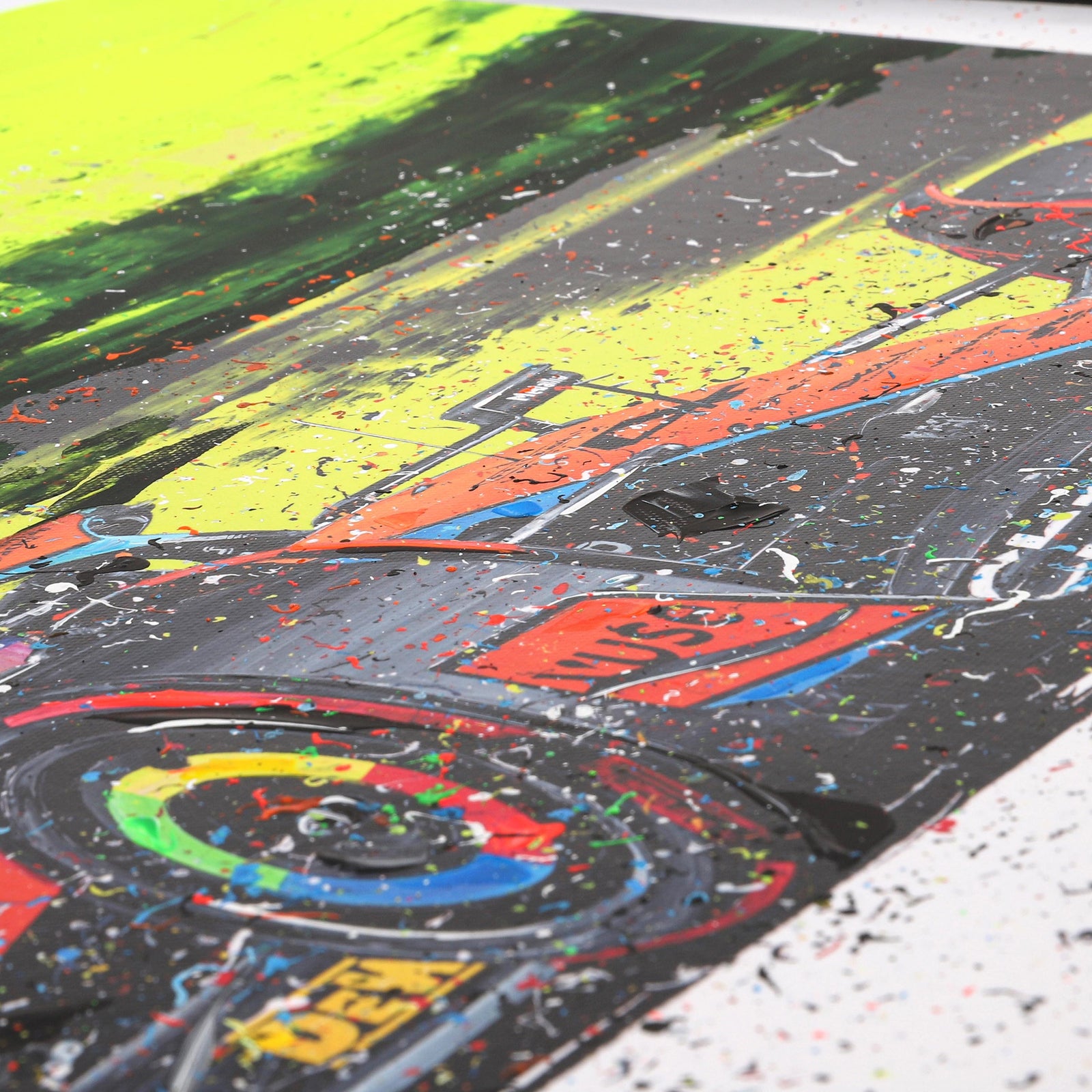 Lando Norris 2023 Hand Embellished Canvas - David Johnson