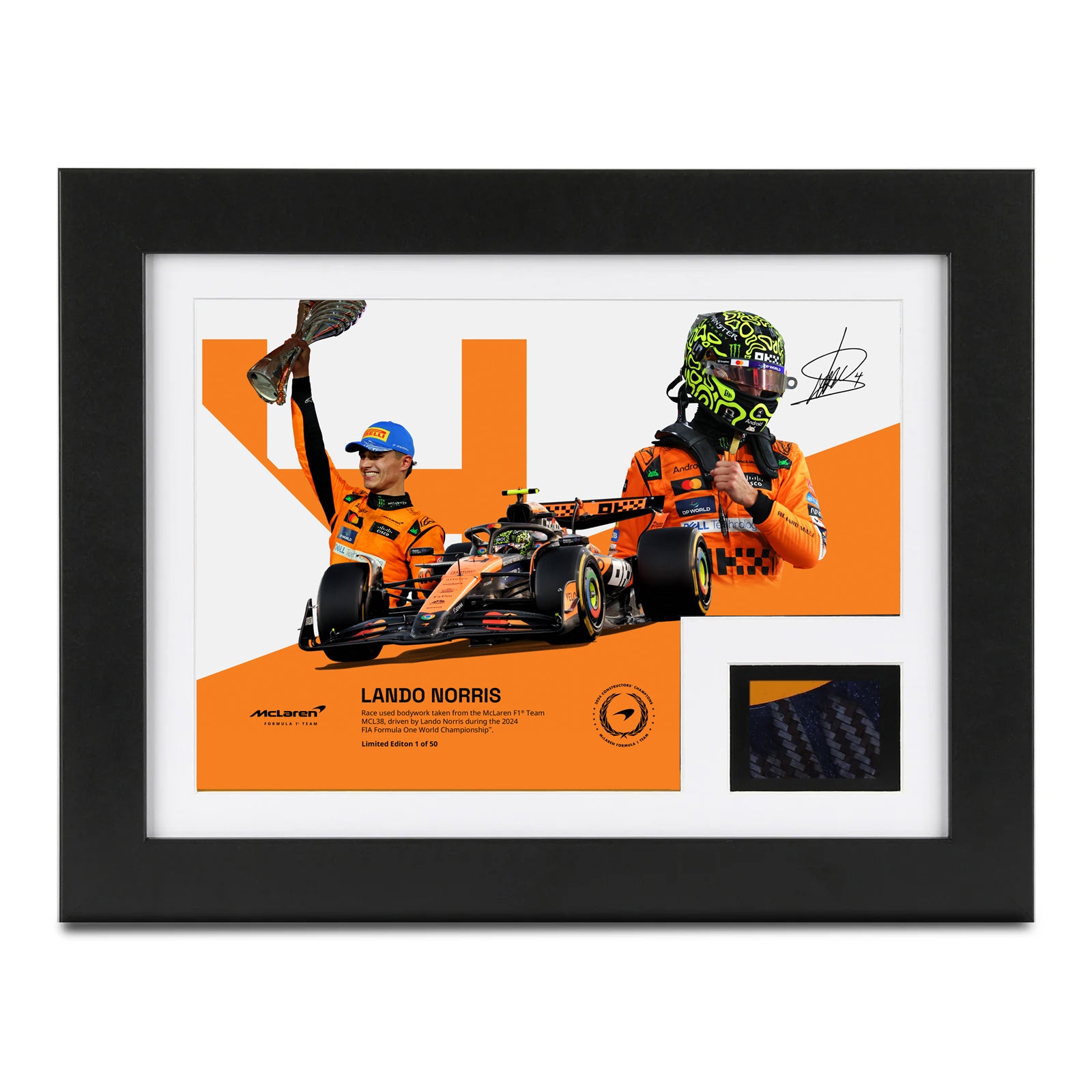 Limited Edition Lando Norris 2024 Constructors Champions Bodywork &amp Photo