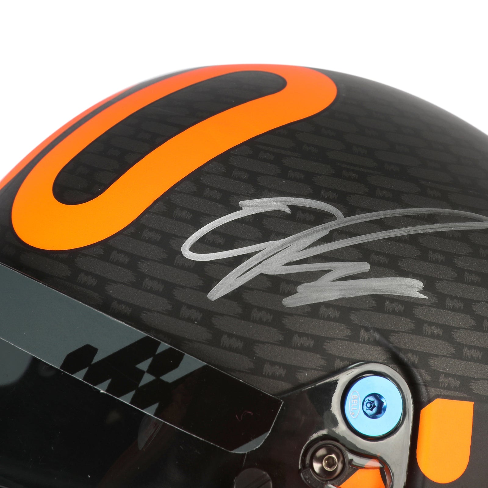 Season Launch LOT 403 - Lando Norris & Oscar Piastri 2024 Signed McLaren F1 Team 1:2 Helmet