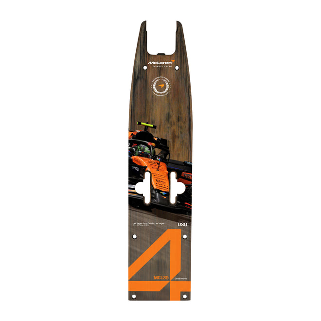 Lando Norris 2025 McLaren F1 Team Race Used Front Skid Plank Wall Art - Las Vegas GP