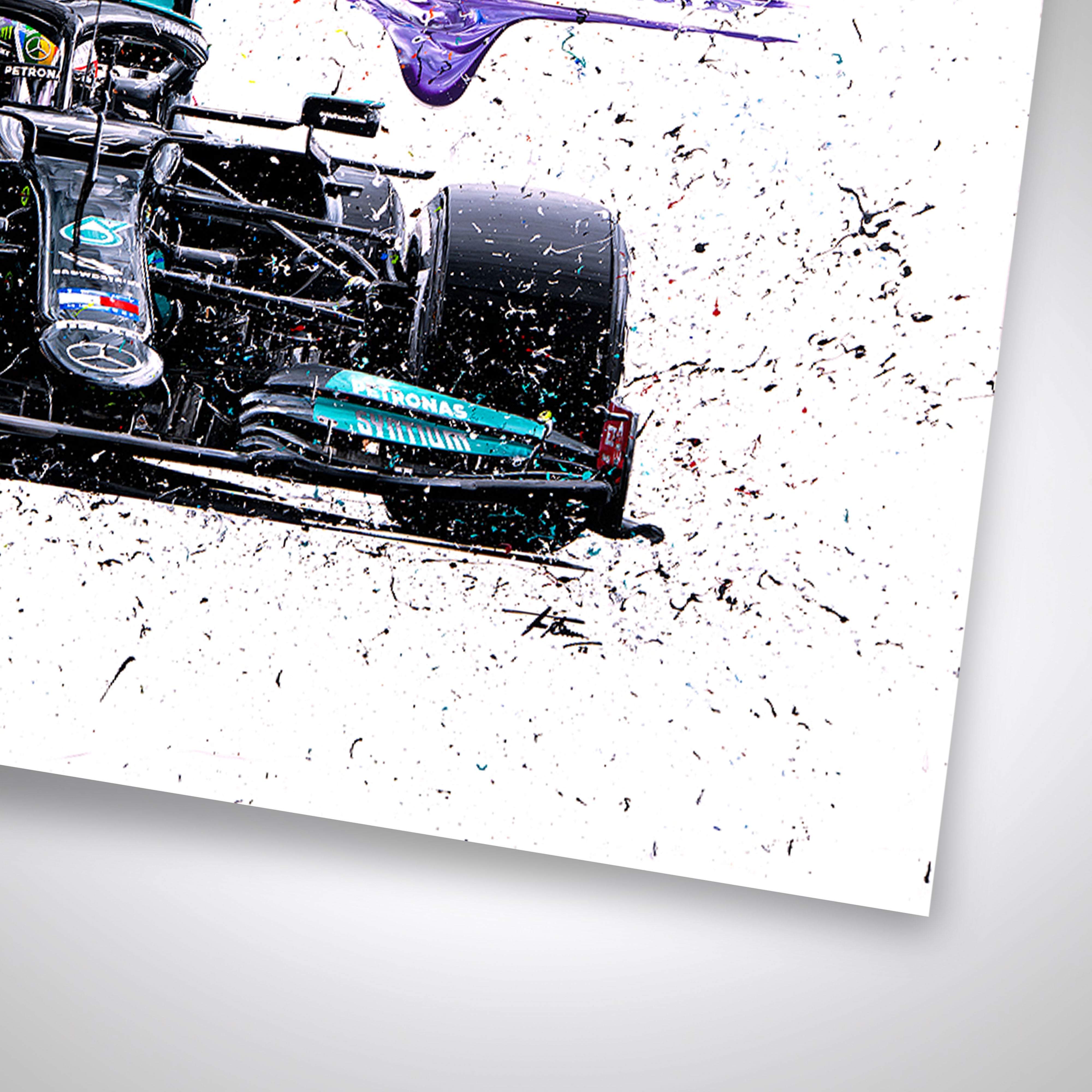 Lewis Hamilton 2021 'Rainbow' Giclee Print – David Johnson