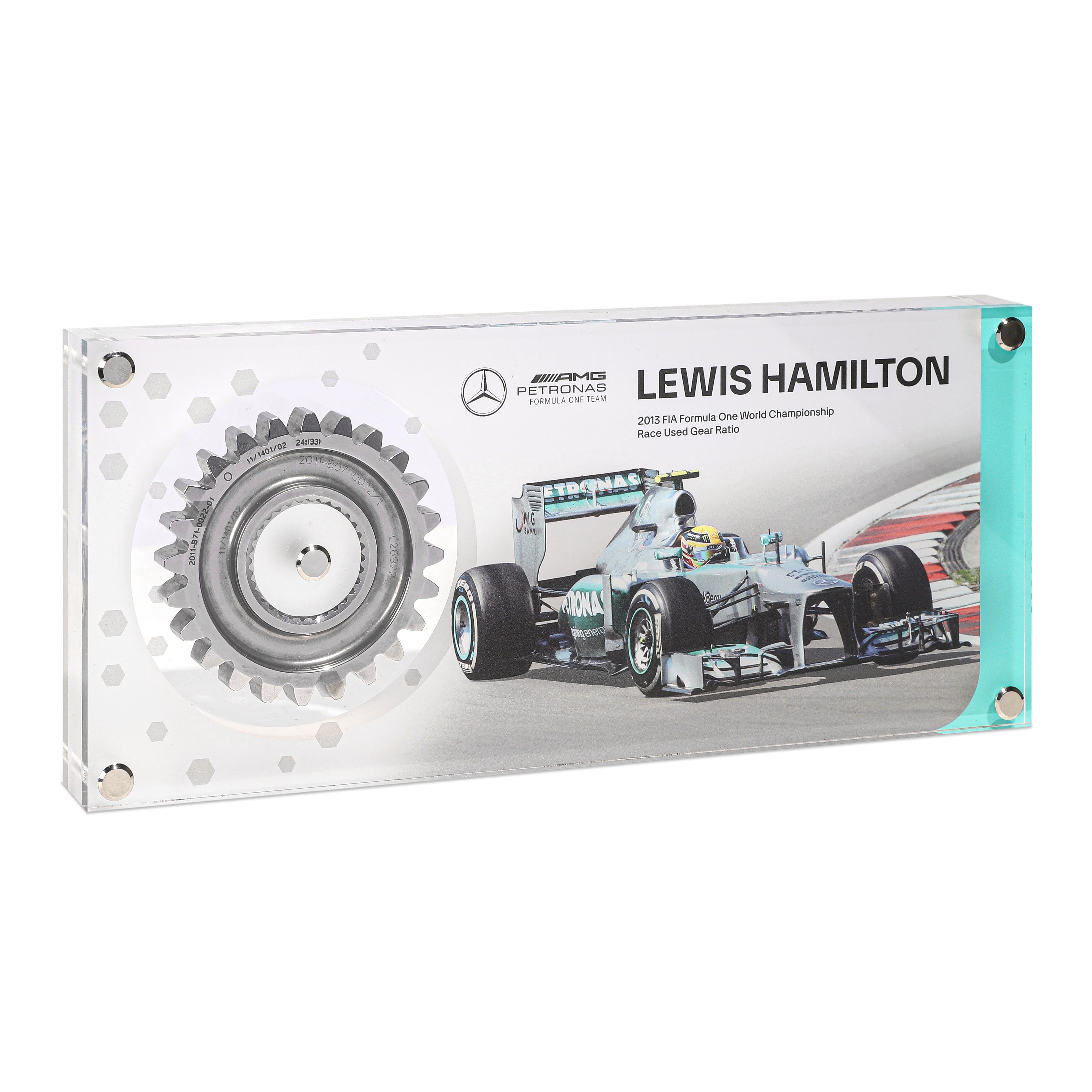 Lewis Hamilton 2013 Mercedes-AMG Petronas F1 team Gear Ratio in