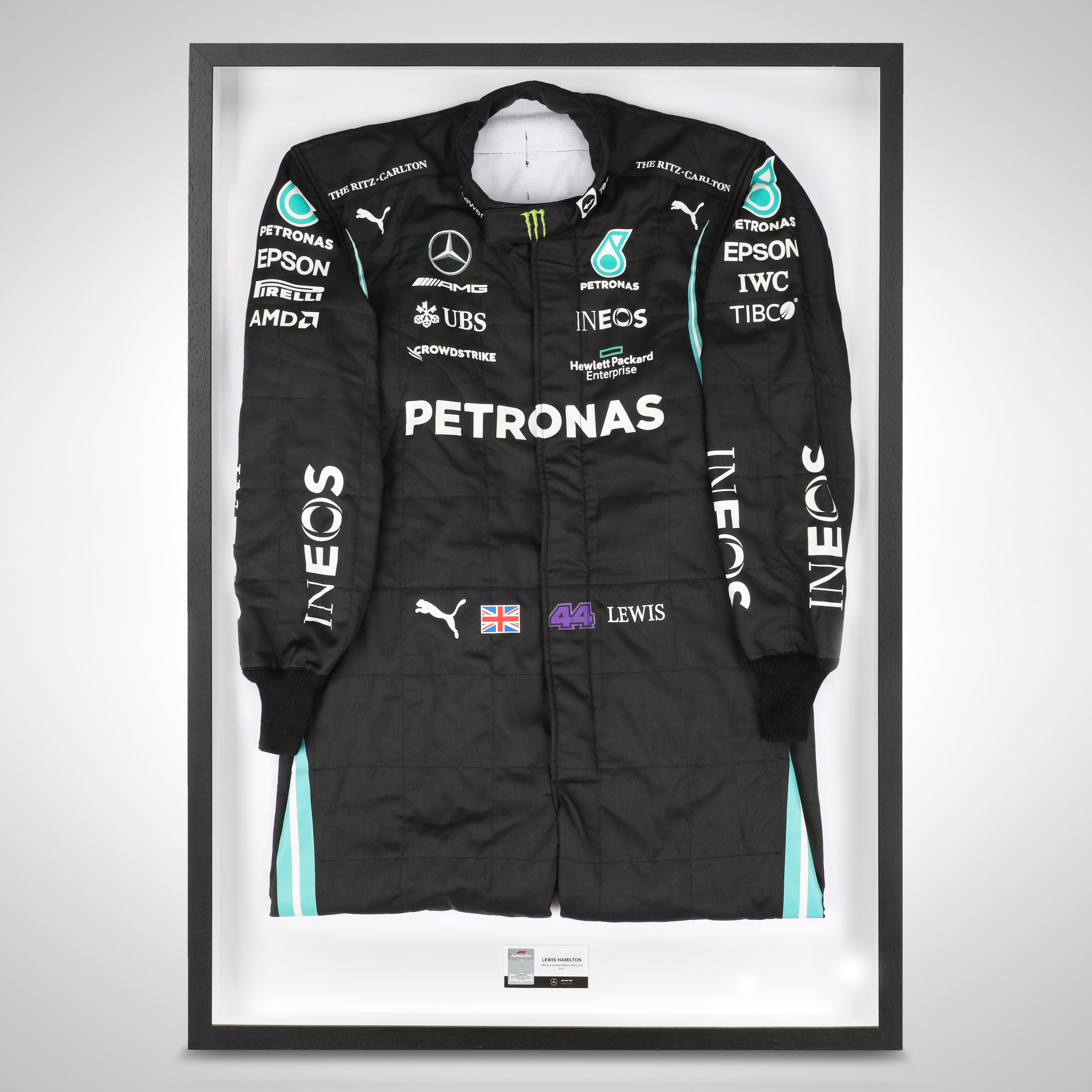 Lewis Hamilton 2021 Replica Mercedes-AMG Petronas F1 Team Race Suit