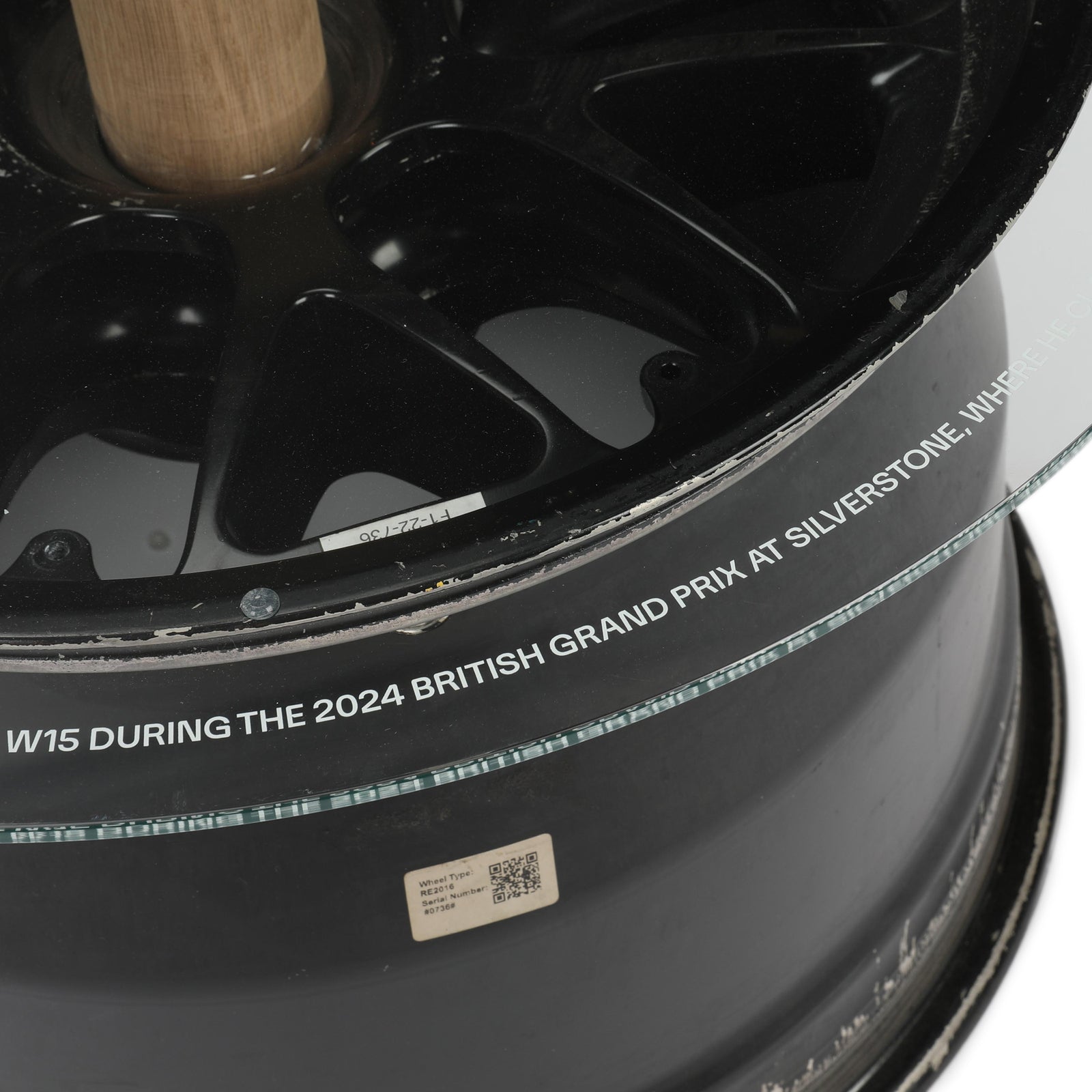 Lewis Hamilton Mercedes AMG Petronas Double Wheel Rim Table – Silverstone 2024