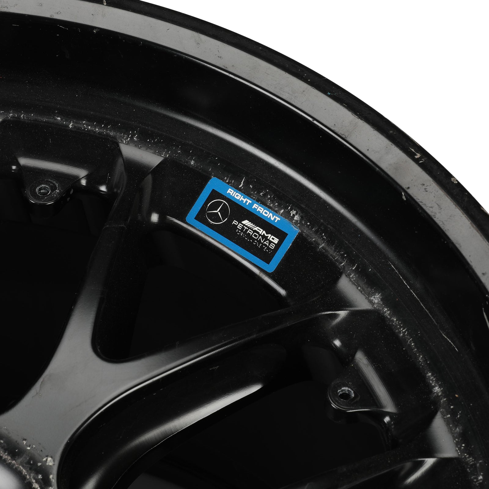 Lewis Hamilton Mercedes AMG Petronas Double Wheel Rim Table – Silverstone 2024