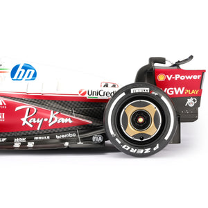 Lewis Hamilton 2025 Ferrari SF-25 1:8 Scale Model - Italian GP Amalgam Collection