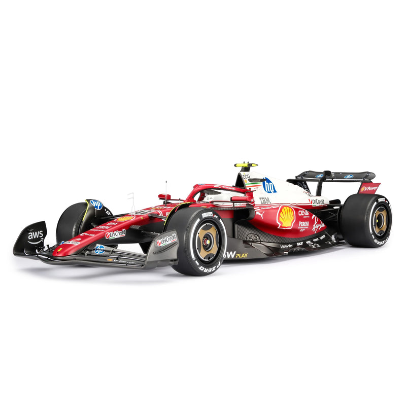 Lewis Hamilton 2025 Ferrari SF-25 1:8 Scale Model - Italian GP Amalgam Collection