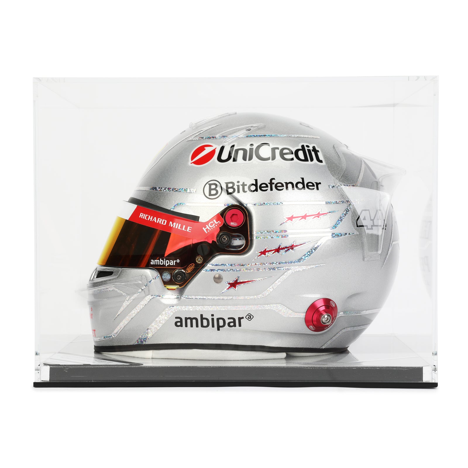 The Silverstone Auction LOT 002 - Lewis Hamilton 2025 Replica Ferrari Helmet – Las Vegas GP