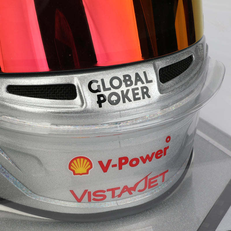 Lewis Hamilton 2025 Replica Ferrari Helmet – Las Vegas GP