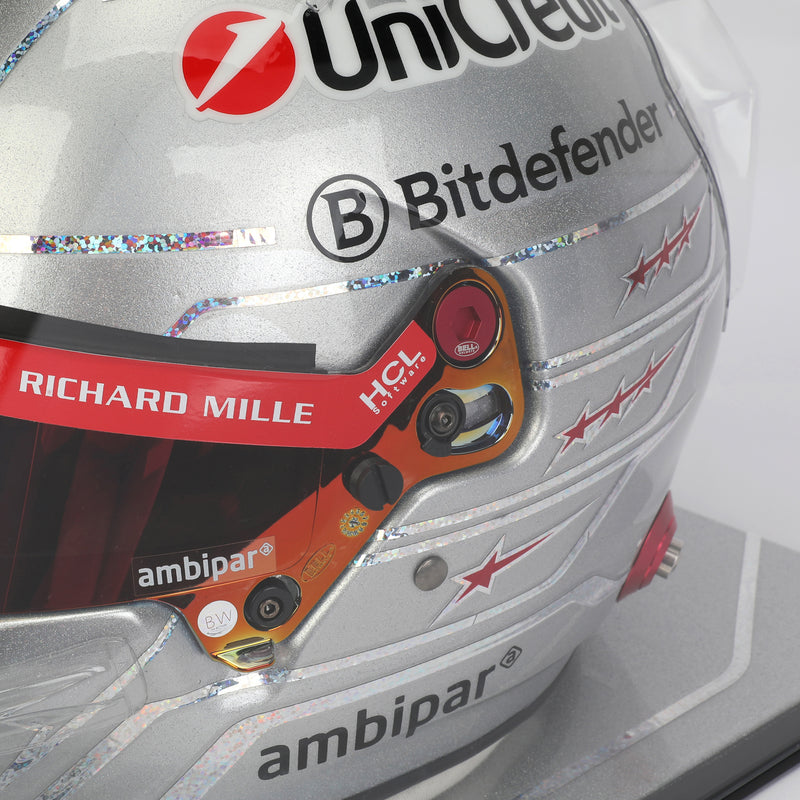 Lewis Hamilton 2025 Replica Ferrari Helmet – Las Vegas GP