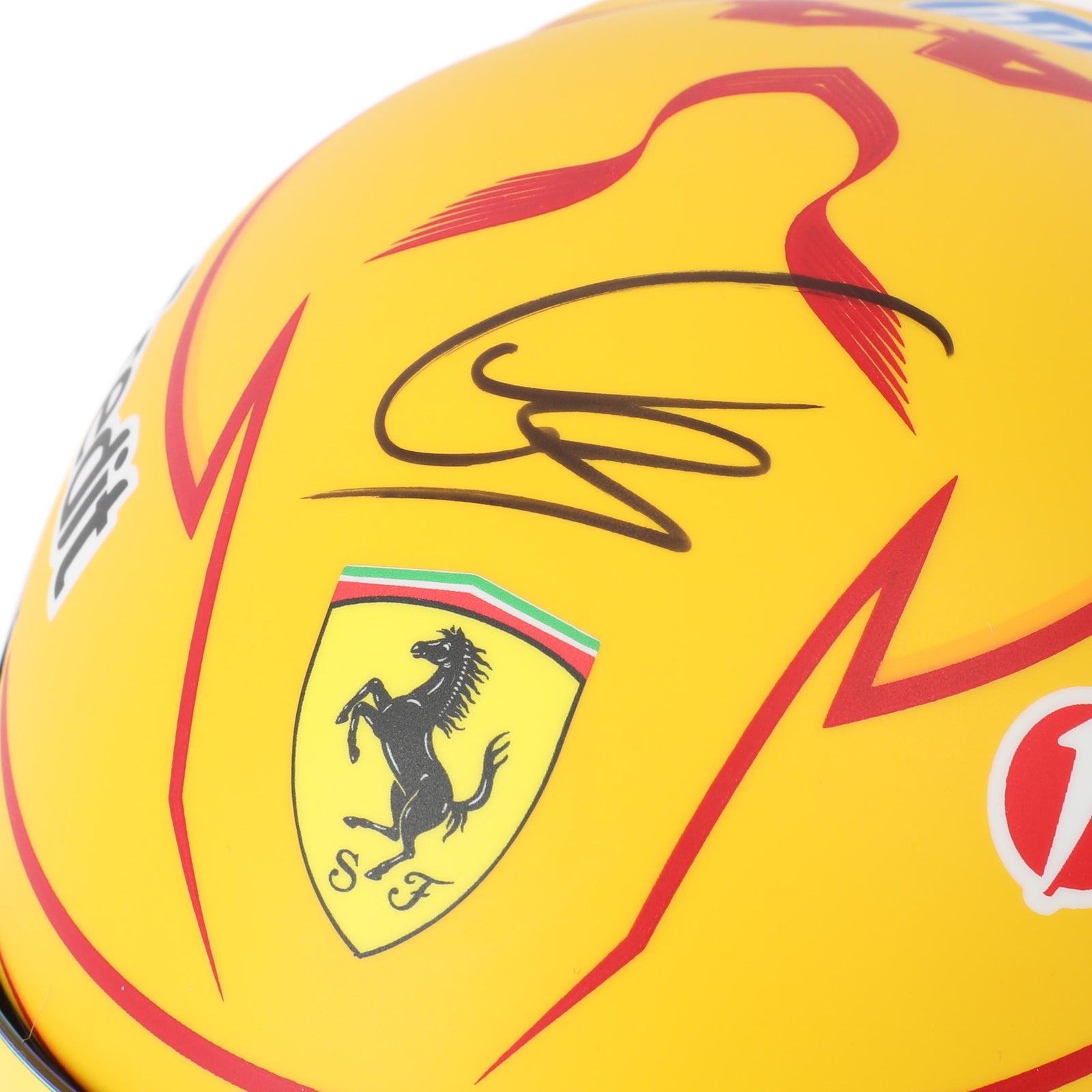 LOT 279 - Lewis Hamilton 2025 Signed 1:2 Mini Helmet