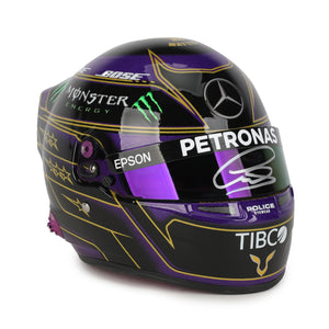 LOT 072 - Lewis Hamilton Abu Dhabi 2020 Signed 1:2 Scale Helmet