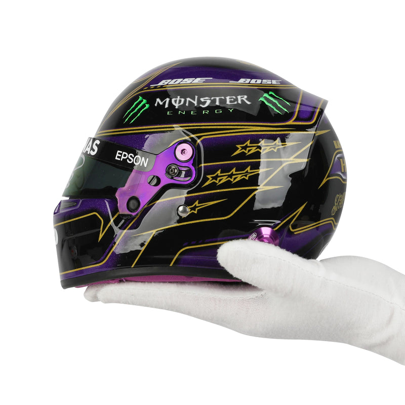LOT 072 - Lewis Hamilton Abu Dhabi 2020 Signed 1:2 Scale Helmet