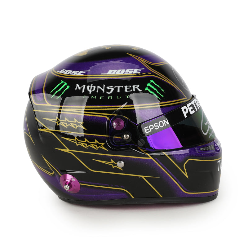 LOT 072 - Lewis Hamilton Abu Dhabi 2020 Signed 1:2 Scale Helmet