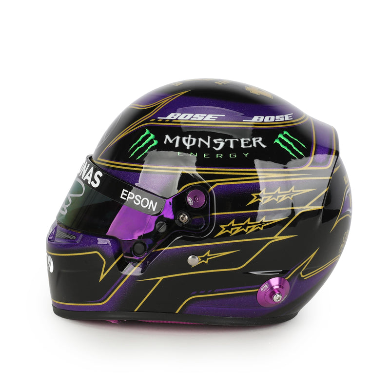 LOT 072 - Lewis Hamilton Abu Dhabi 2020 Signed 1:2 Scale Helmet