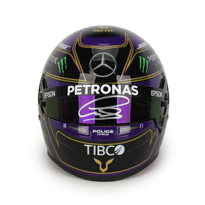 LOT 072 - Lewis Hamilton Abu Dhabi 2020 Signed 1:2 Scale Helmet