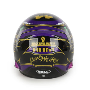 LOT 072 - Lewis Hamilton Abu Dhabi 2020 Signed 1:2 Scale Helmet