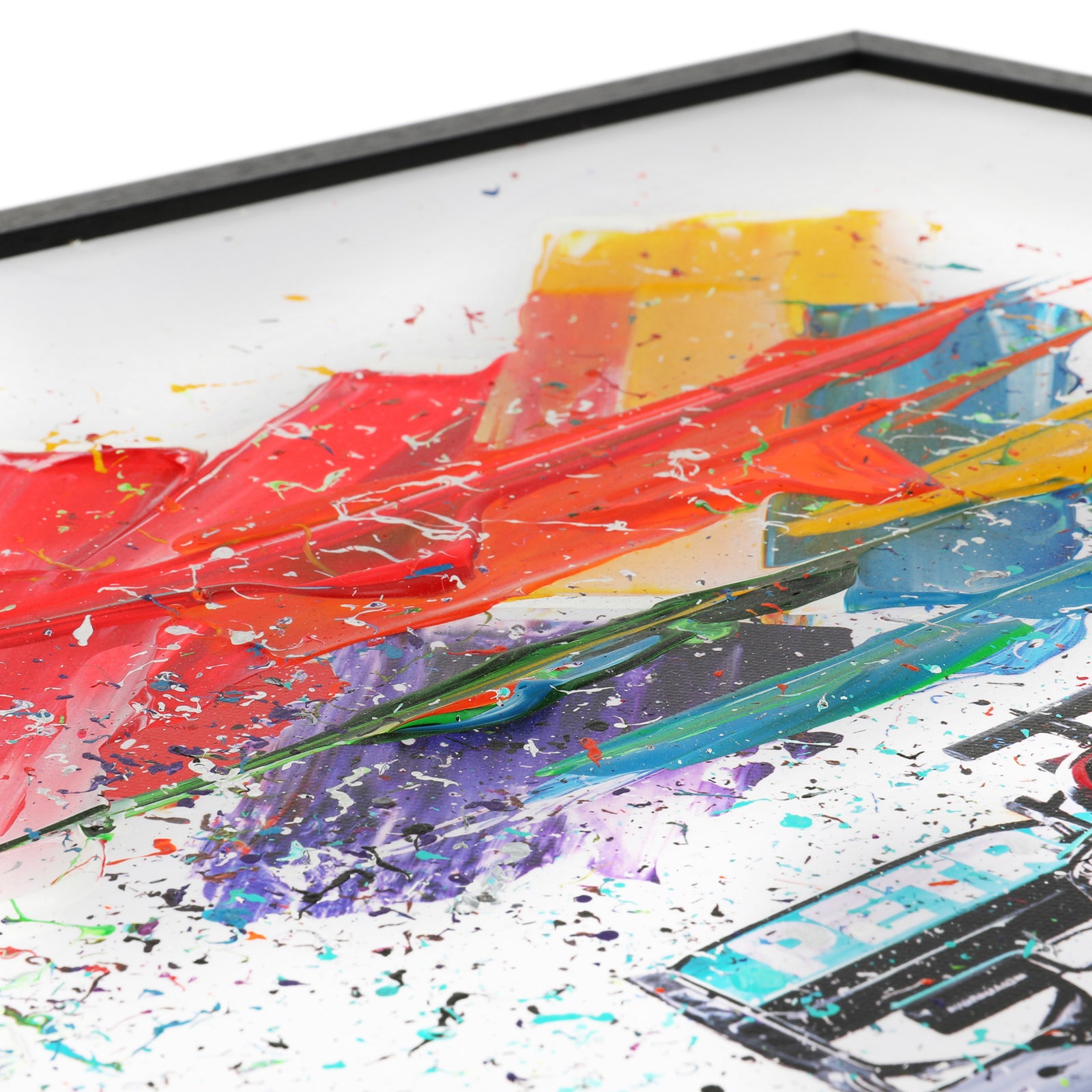 Lewis Hamilton 2021 'Rainbow' Hand Embellished Canvas – David Johnson