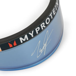 LOT 082 - Logan Sargeant 2024 Signed Williams Racing Grand Prix Used Helmet Visor