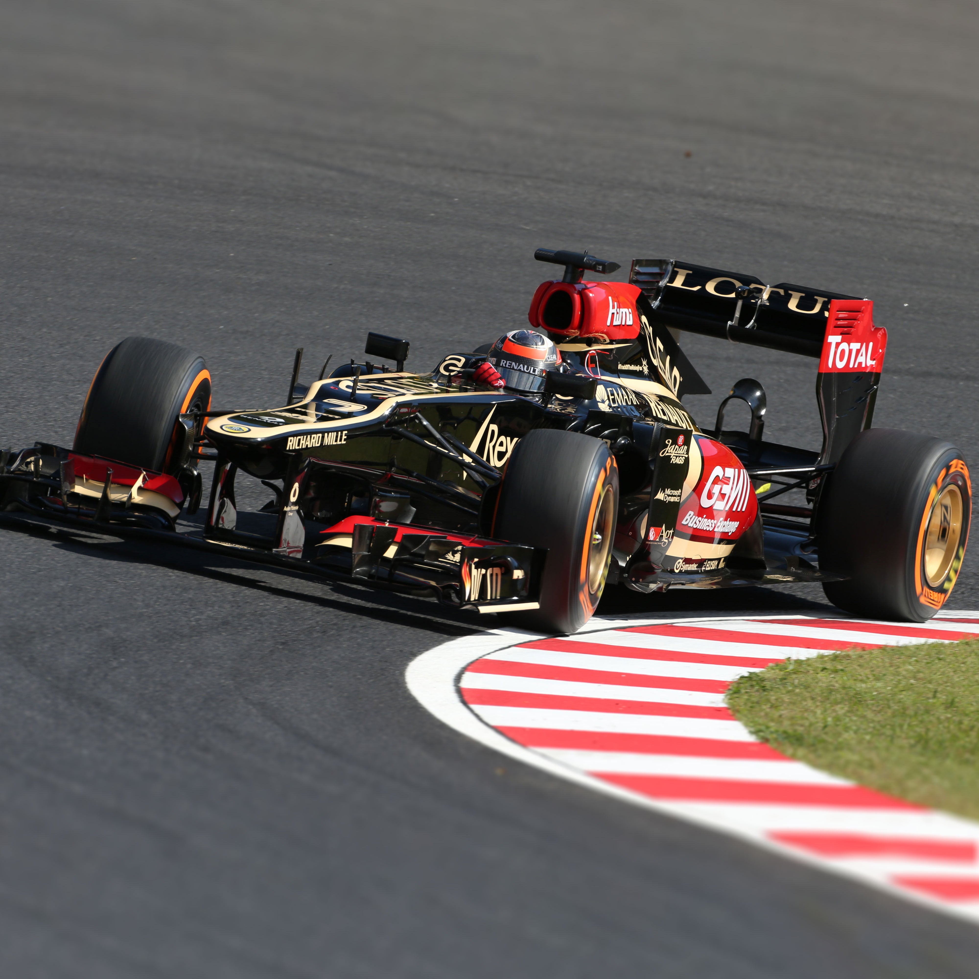 Lotus F1 Team Gold Livery Rear Wheel Rim Table