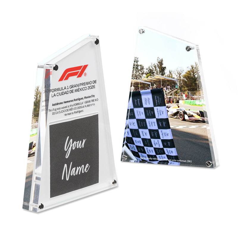 Mexican Grand Prix Flag 2026 - Your Name on the Flag
