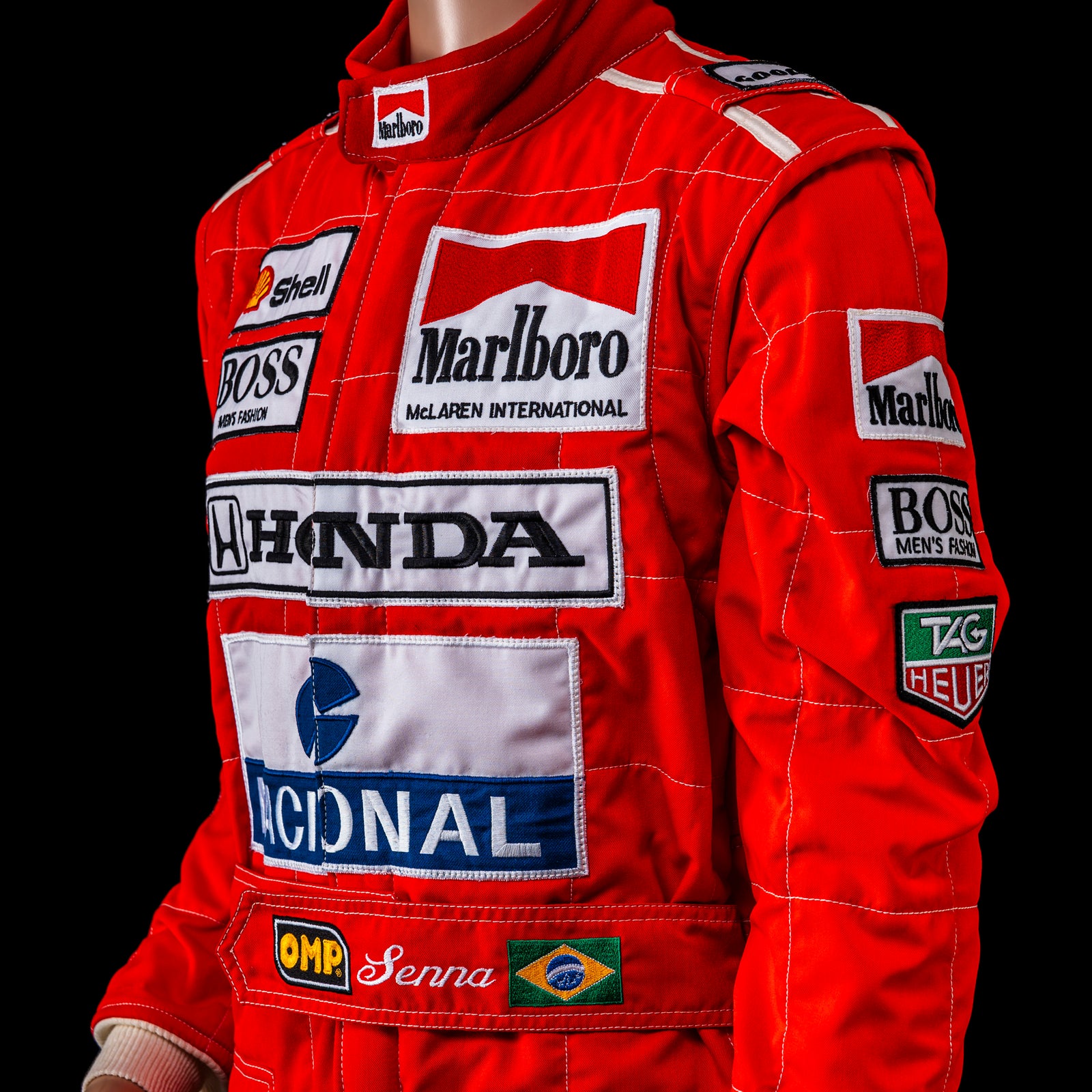 Ayrton Senna 1991 McLaren Suit - Japan GP OMP Official Replica COA