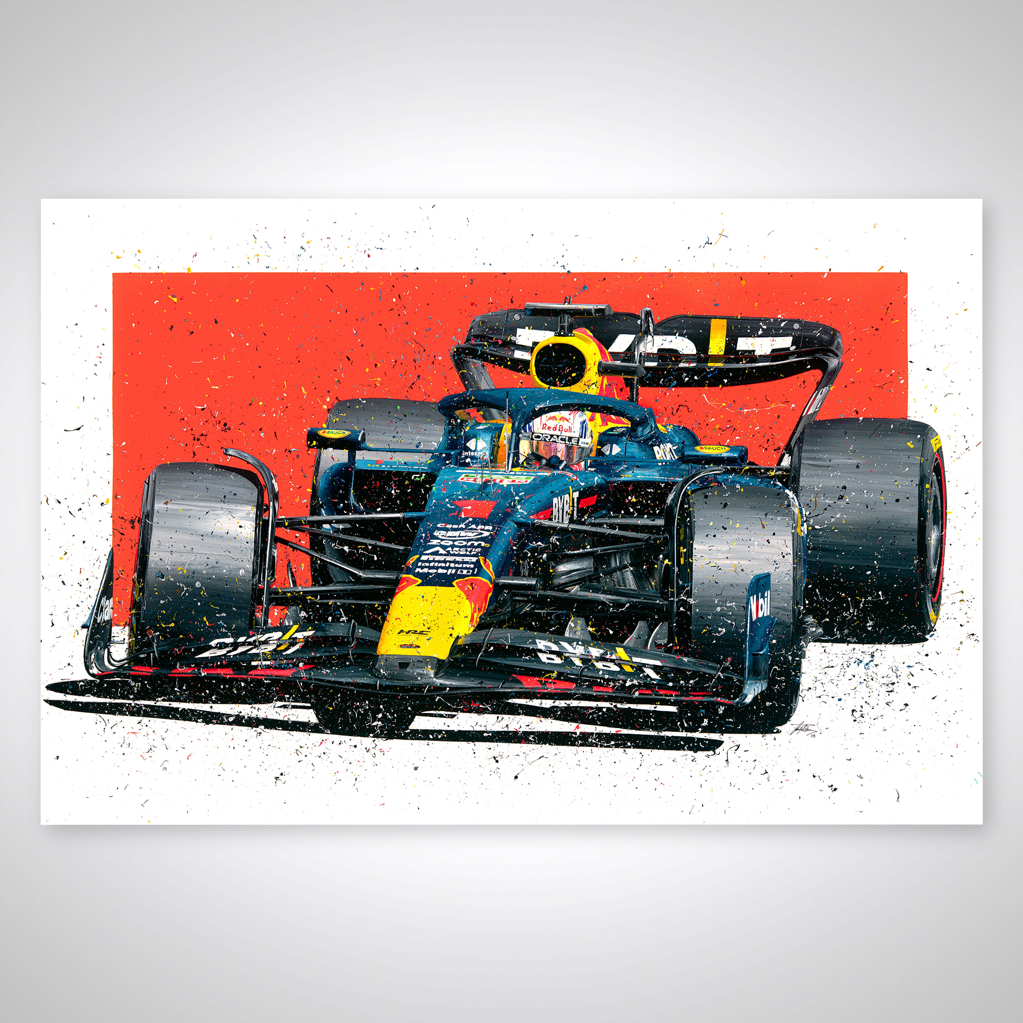 Formula 1 World Champions F1 Paintings Printed on Canvas • CanvasPaintArt