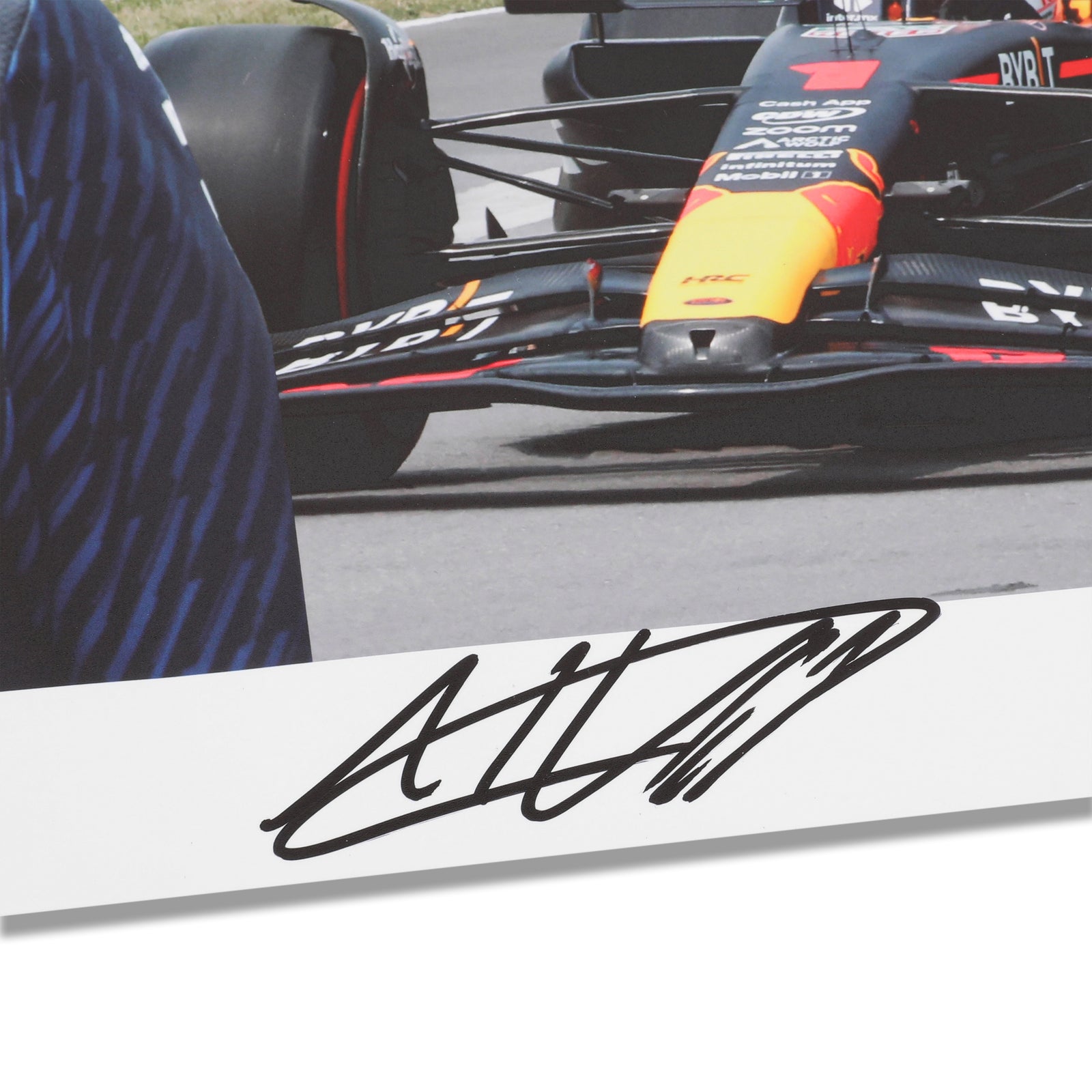 LOT 567 - Max Verstappen 2023 Red Bull Signed Poster - Make-A-Wish
